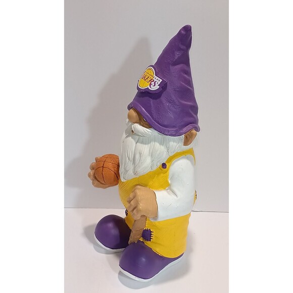 Los Angeles Lakers NBA Garden Gnome 11" Tall Forever Collectibles Brand New - Picture 6 of 8